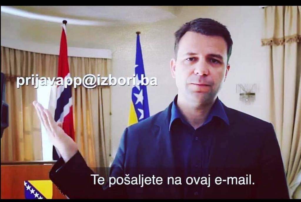 Makarević - izbori - Norveška: Ambasada BiH u Oslu asistirala pri registraciji glasača za Lokalne izbore 2020